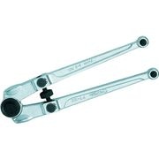 スーパー　ピンスパナ　口開き（ピンの中心）：１８～１００　全長：２５０ｍｍ