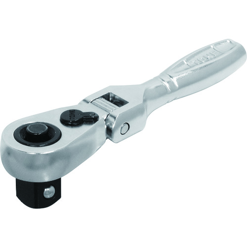 ＴＯＮＥ　コンパクトショート首振ラチェットハンドル（ホールドタイプ）　歯数７２枚　差込角９．５ｍｍ　全長９０ｍｍ