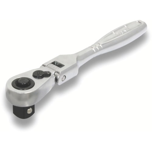 ＴＯＮＥ　コンパクト首振ラチェットハンドル　歯数７２枚　差込角９．５ｍｍ　全長１２２ｍｍ