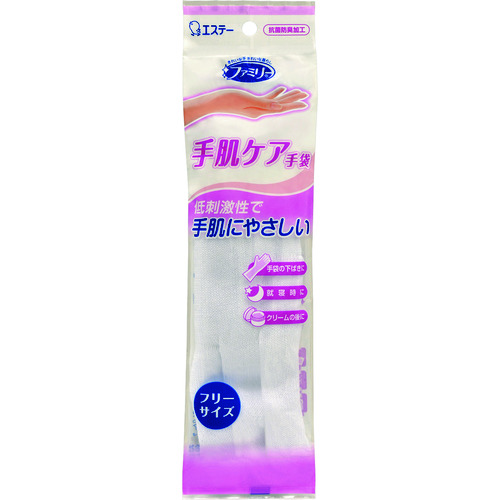 エステー　ファミリー手肌ケア手袋Ｆホワイト