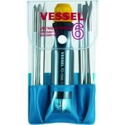 ベッセル　検電差替６本組ドライバーセット（低圧用）ＴＤ－１３００Ｌ