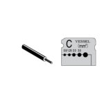 ＶＥＳＳＥＬ　ワイヤーストリッパーブレード　（３０００Ｃ、３００００５用）　より線用