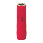ＫＴＣ　絶縁工具　９．５ｓｑ．ディープソケット　１２ｍｍ