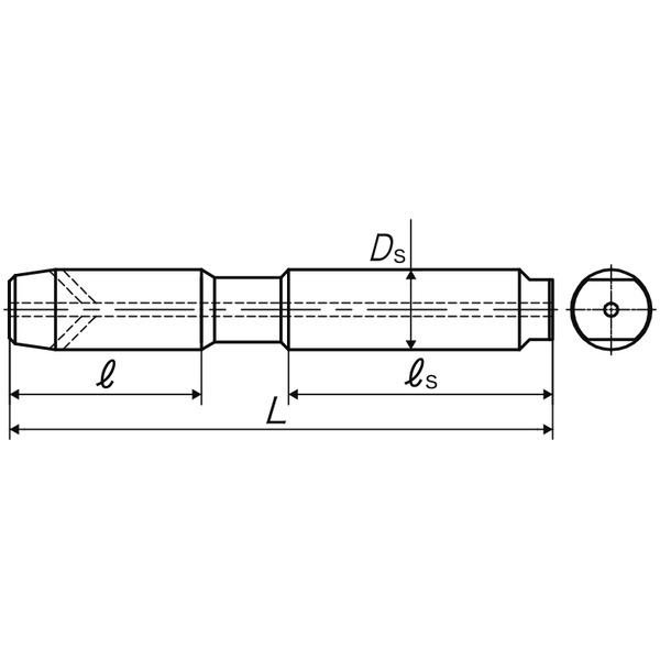 ヤマワ 鋳鉄用超硬ハンドタップ 上 Ｐ３ Ｍ１０×１．５ NCT-M10X1.5-3 1本